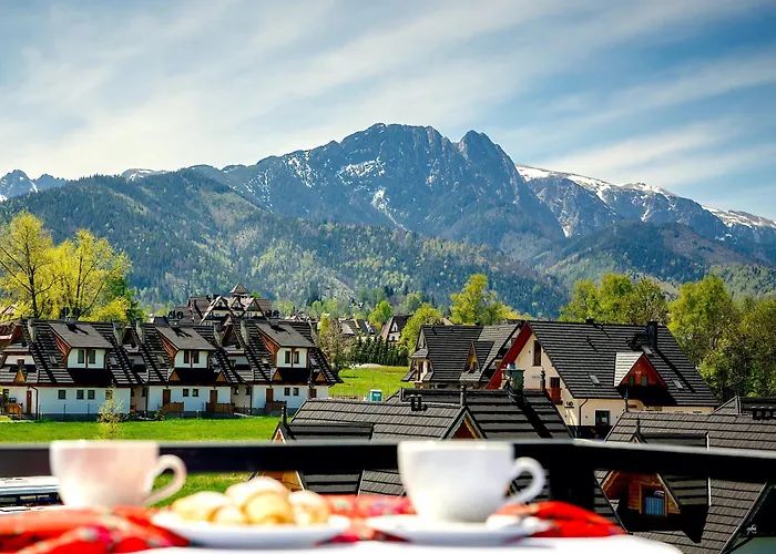 Grand Podhale Resort&Spa Zakopane - Jacuzzi - Sauna fińska i Łaźnia parowa - Widok na Tatry